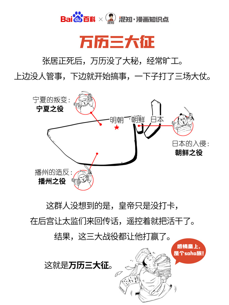 百科x混知:图解万历三大征 百科x混知:图解万历三大征