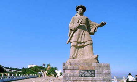 夏朝建立者启的父亲大禹像