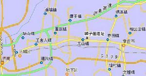 城子崖遗址地图