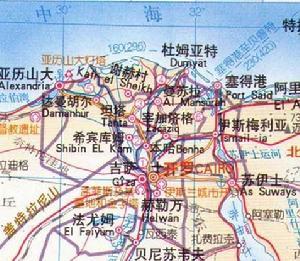 杜姆亚特省，位于尼罗河口。