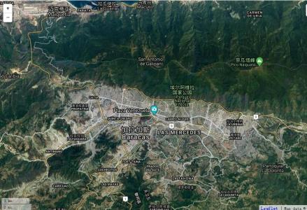 加拉加斯卫星地图