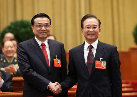 李克强和温家宝
