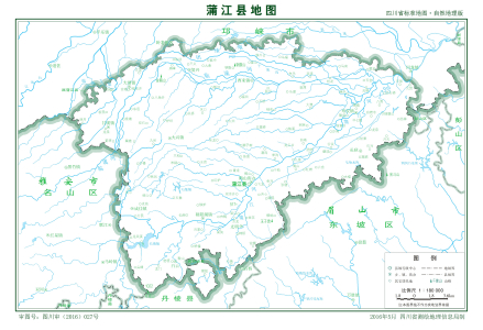 蒲江县地图