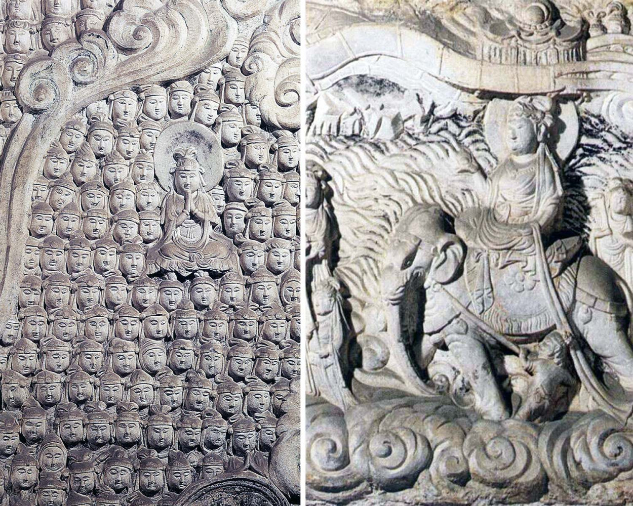 万佛堂浮雕局部2