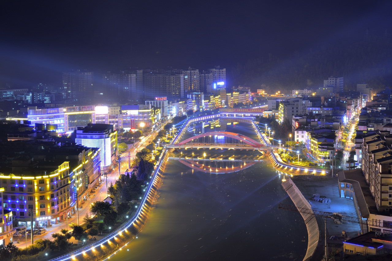 会东县夜景