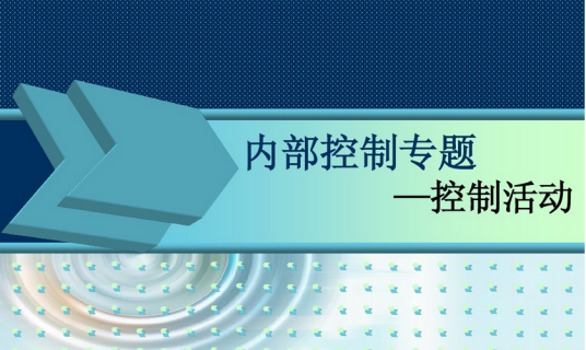 控制活动 控制活动