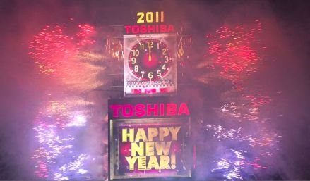 东芝在美国时代广场的广告