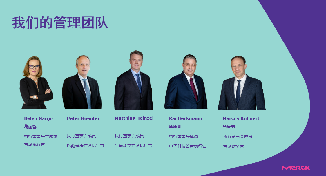 默克集团管理团队 