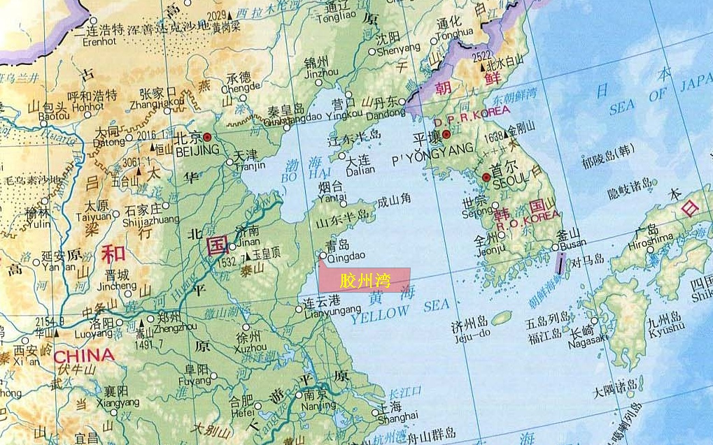 胶州湾在的位置