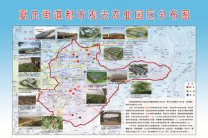 夏庄街道都市观光农业园区分布图
