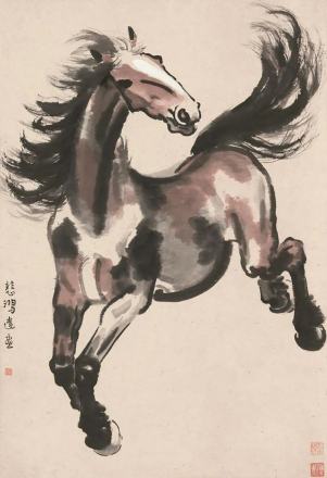 《奔马图》