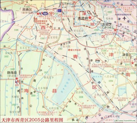 西青区地图