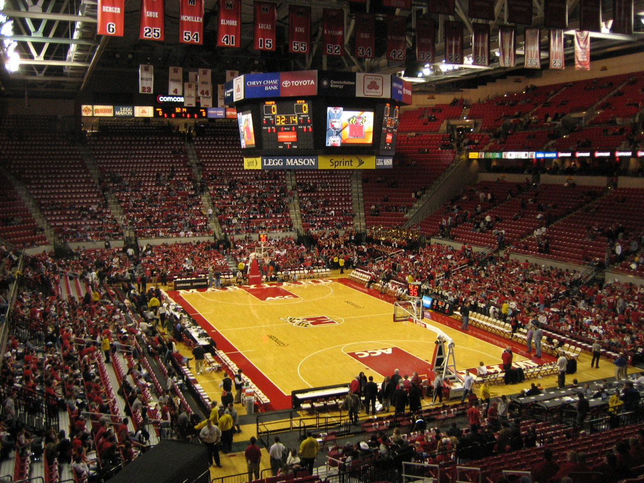 篮球队主场Xfinity Center