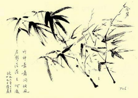 李夫人去世那天，李政道先生作画，寄托哀思