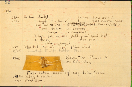 历史上第一个Bug