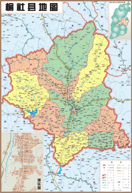  榆社县地图