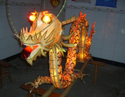 古文竹编龙