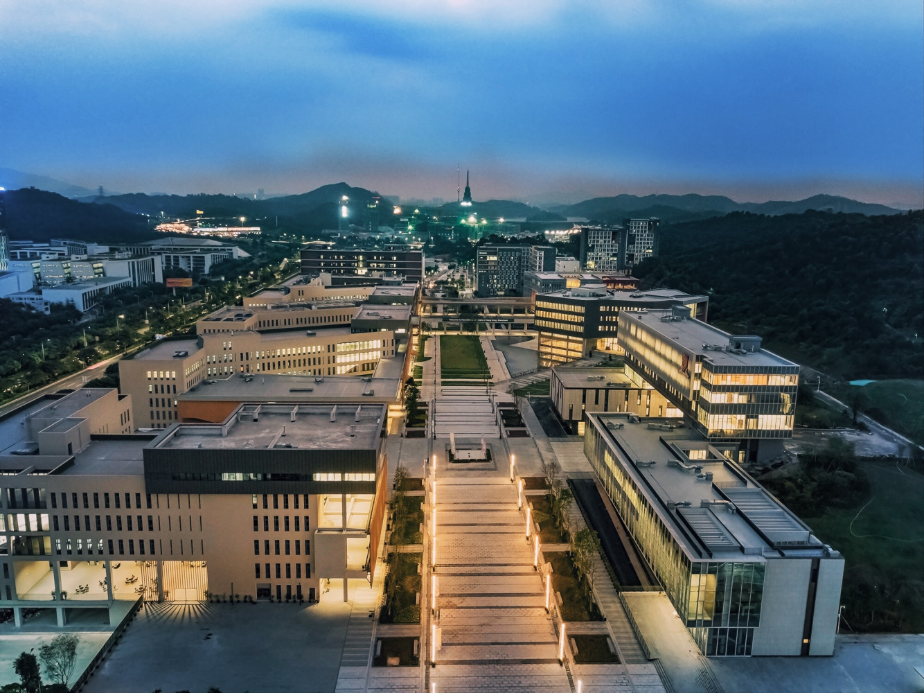 港中大（深圳）下园全景