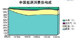 中国能源消费总结构
