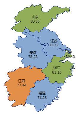华东地区图