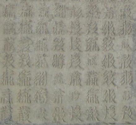 西夏文《造塔功德记》局部