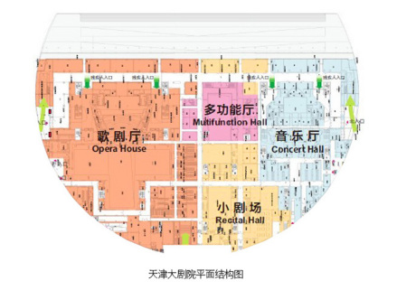 大剧院平面图