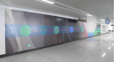 艺术墙《山水同城》