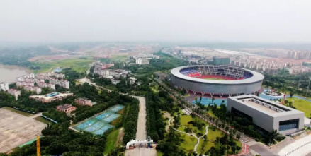 西南医科大学城北校区鸟瞰图
