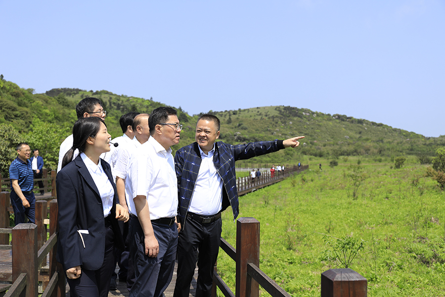 湖南省副省长陈文浩调研南山国家公园十万古田片区