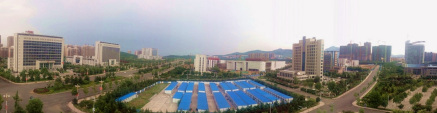 章丘区政务中心一角