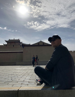 2018年，孙钦敏在嘉峪关
