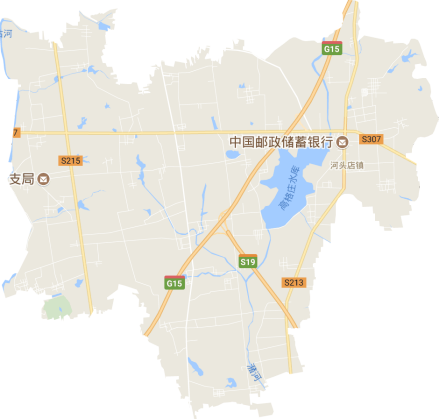 河头店镇政区图