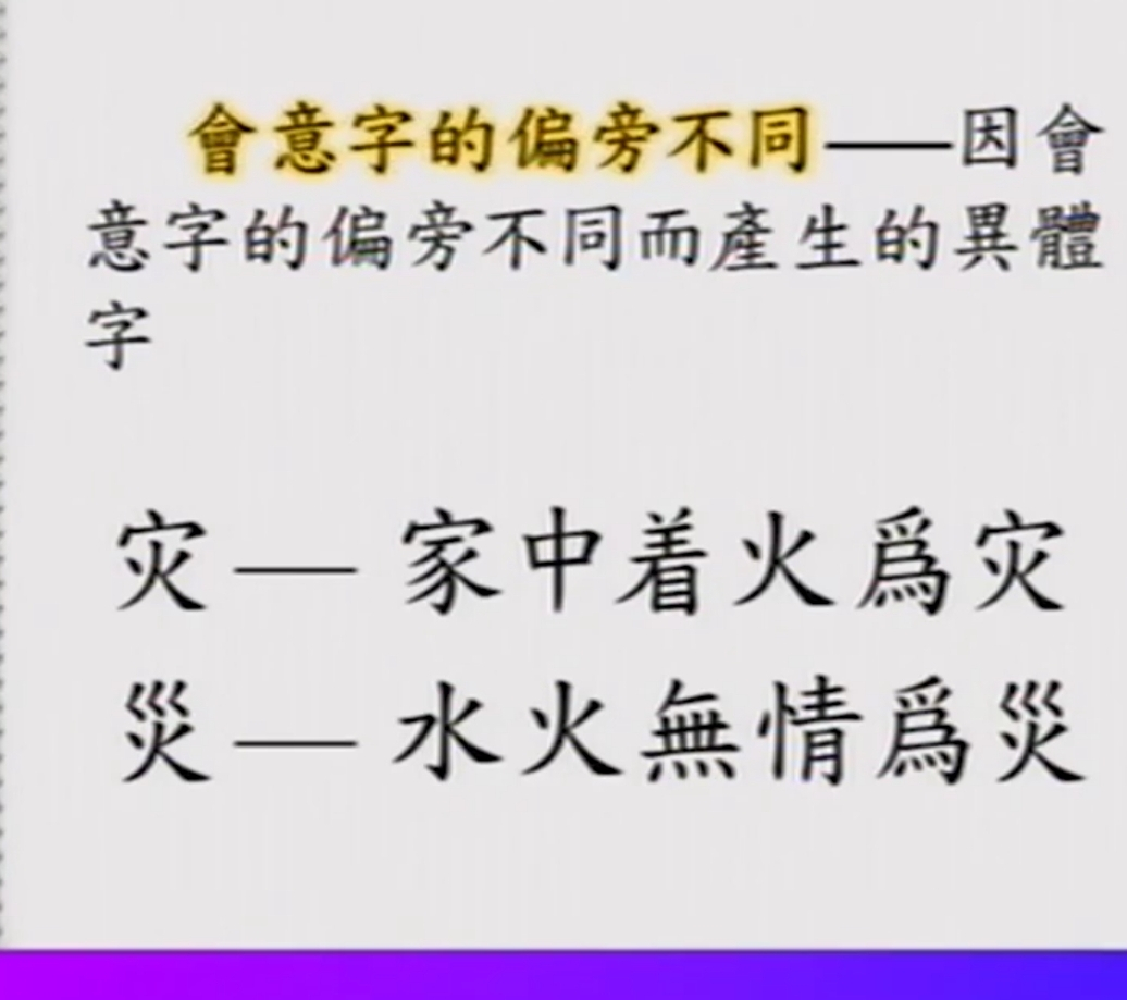异体字