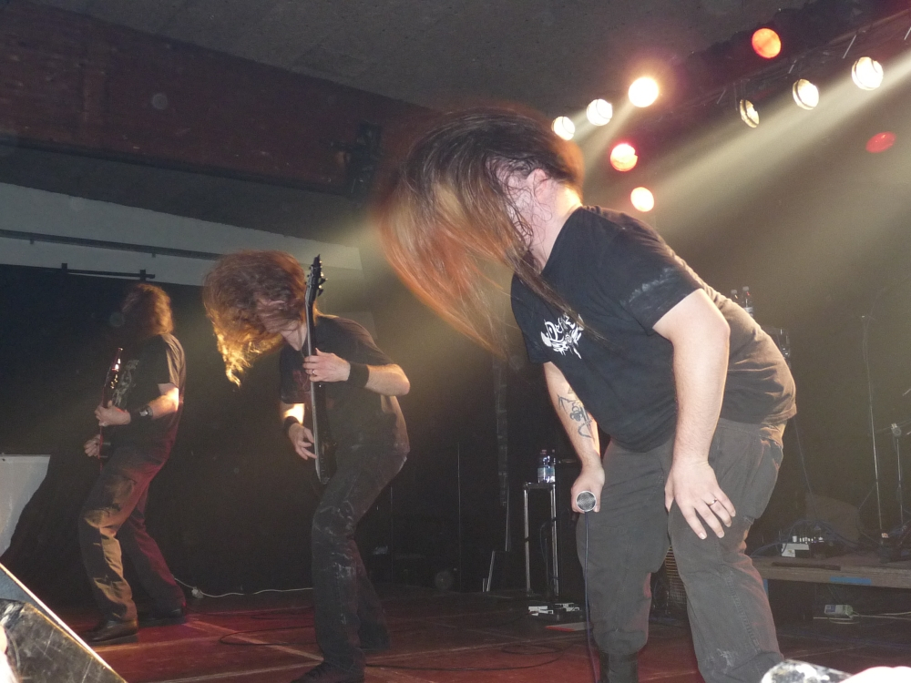 Cannibal Corpse在演出现场，2009年