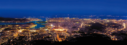 皿仓山夜景