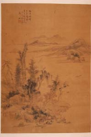 郑琳山水条幅