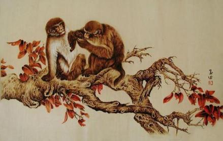 火笔画
