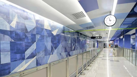 艺术墙《燕岛秋潮·帆影拍岸》