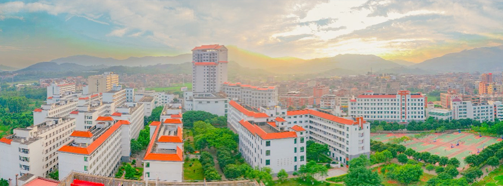 康美校区全景图
