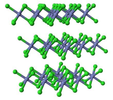 无水氯化钴晶胞