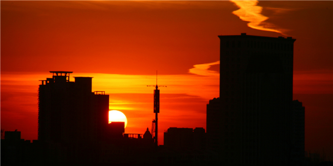 夕照南开