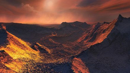 巴纳德星b环境想象图