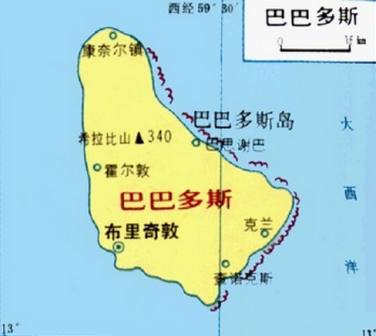 巴巴多斯地图