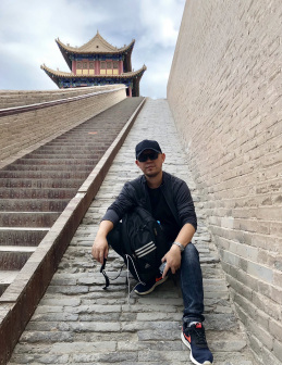 2018年，孙钦敏在嘉峪关