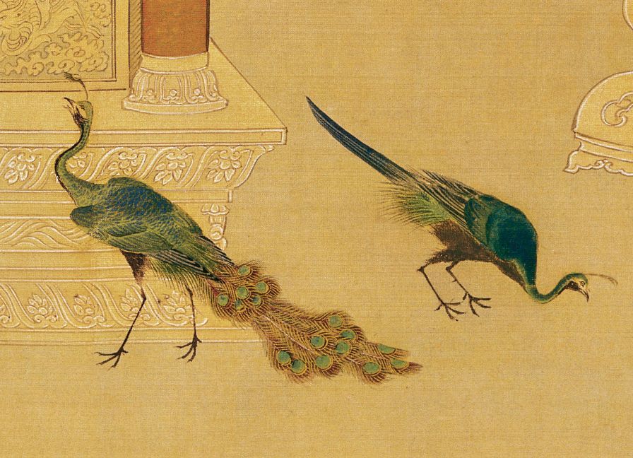 明 仇英《汉宫春晓图》（局部）