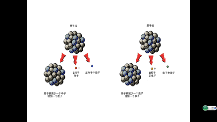 图2、β衰变示意图