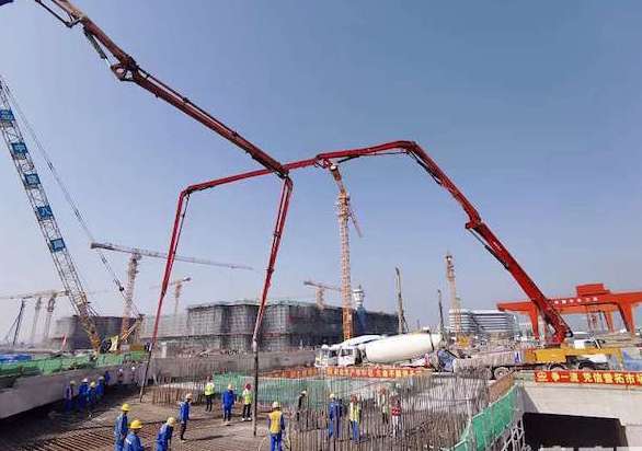 萧山国际机场站施工