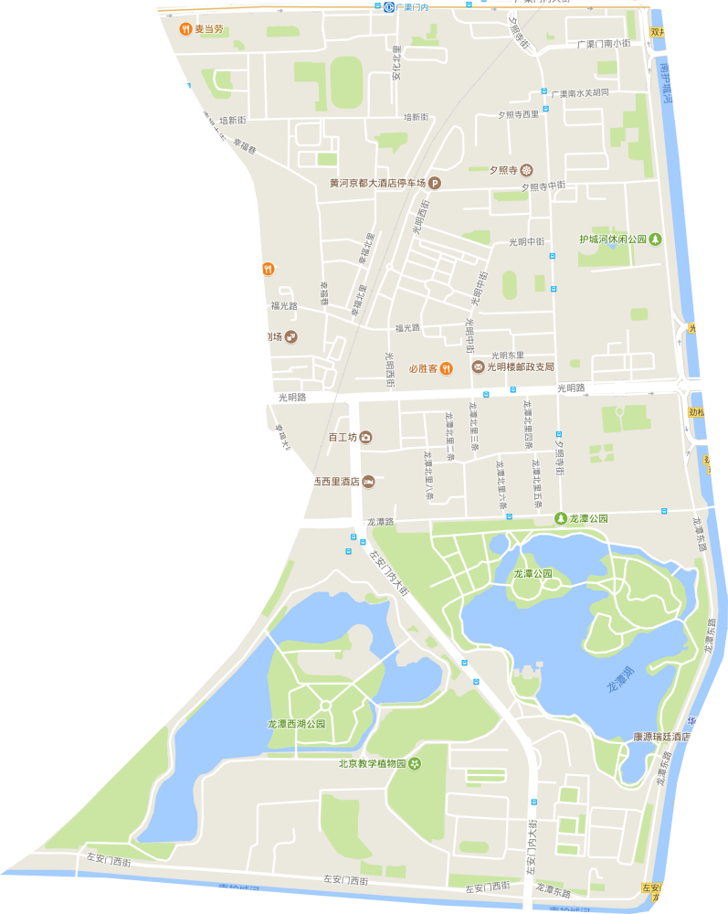 龙潭街道电子地形图