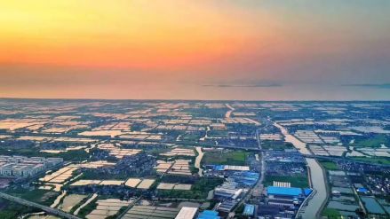 太湖溇港俯瞰图