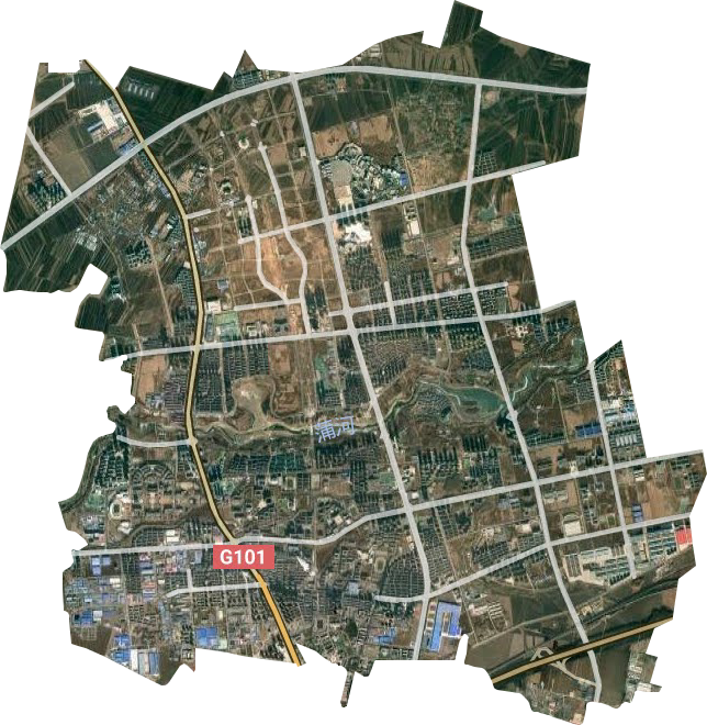 道义街道卫星地图